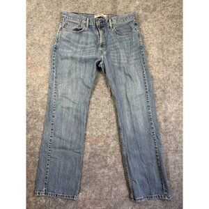 Levis 559 Jeans Mens 36x32 Blue Relaxed Straight Mid Rise Medium Wash Denim